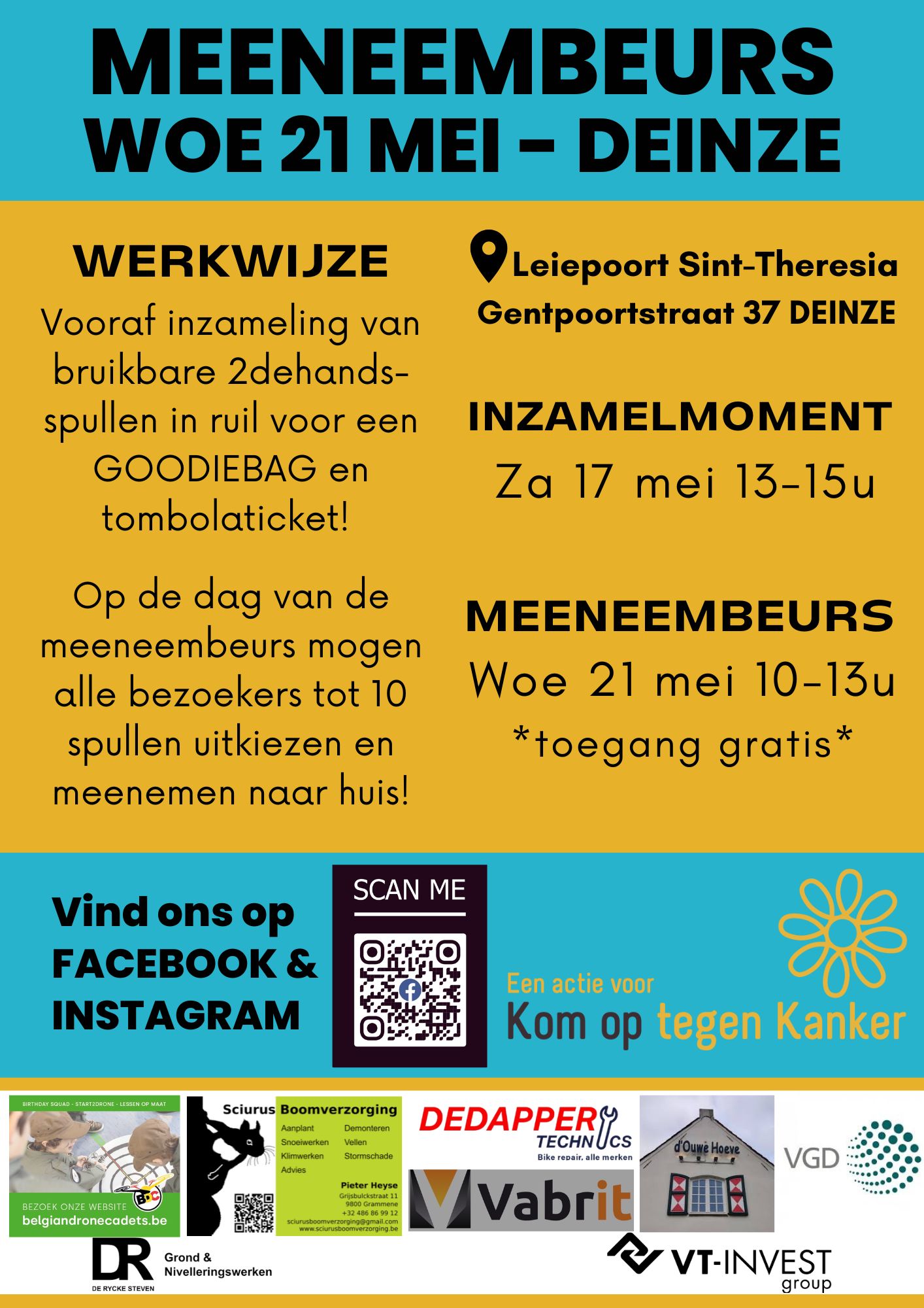 Flyer meeneembeurs 2025